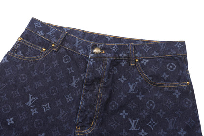 Louis Vuitton Monogram Denim Shorts