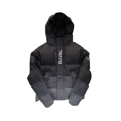 Trapstar Decoded Down Jacket "Black-Grey Gradient"