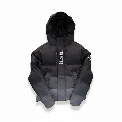 Trapstar Decoded Down Jacket "Black-Grey Gradient"