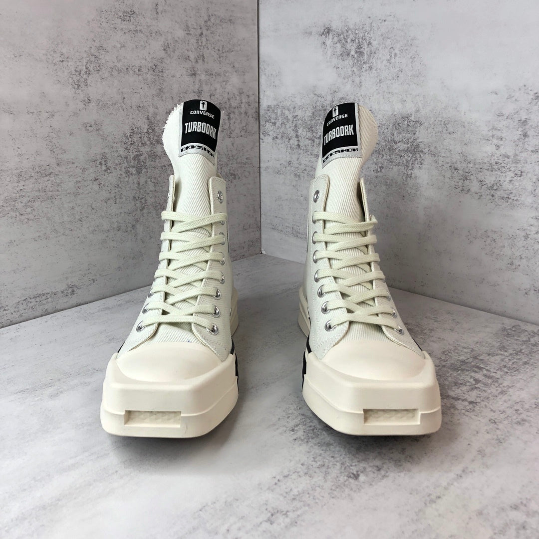 Rick Owens x Converse TURBODRK High "White"