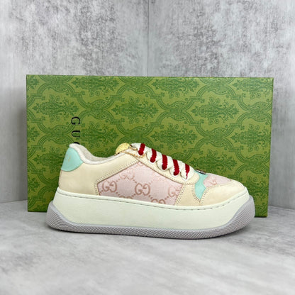 Gucci Screener Double "Beige-Pink Monogram"