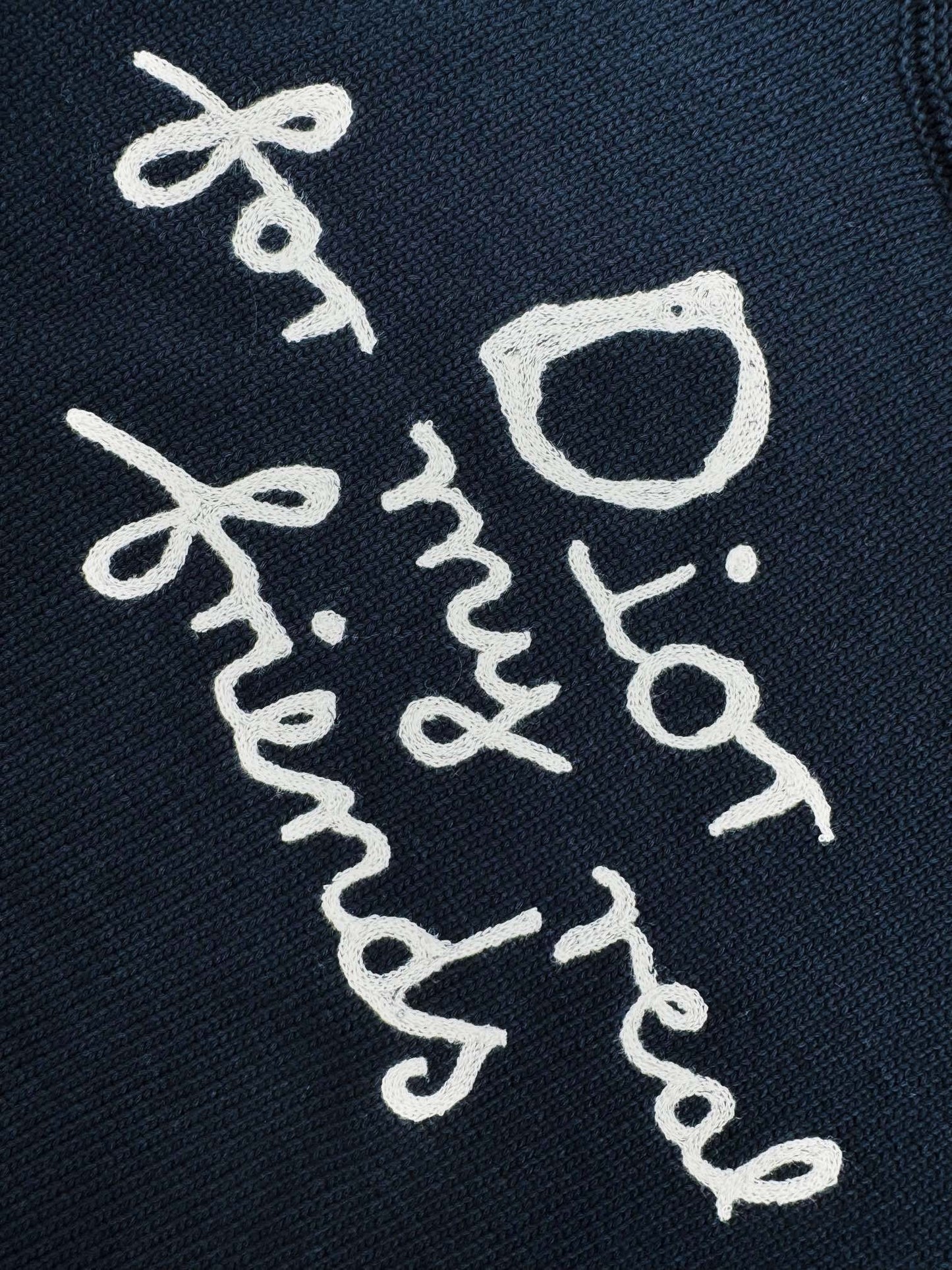 Dior and Hylton Nel Sweater "Navy Blue"