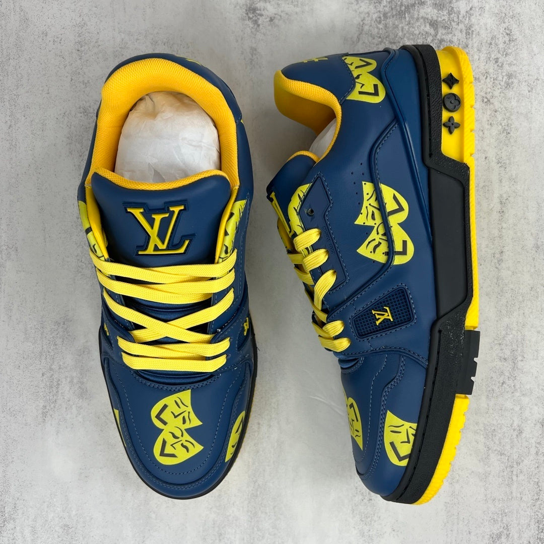 Louis Vuitton Trainers "Blue-Yellow"