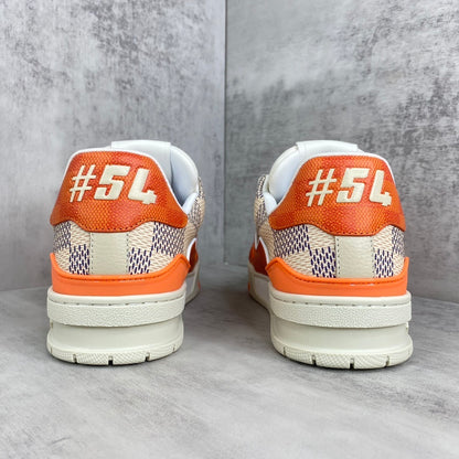 Louis Vuitton Trainers "White-Orange"