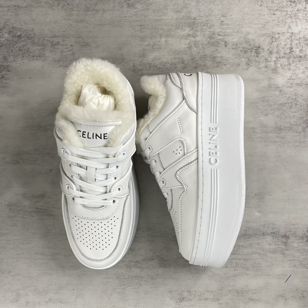 Celine Platform Low-Top "White"
