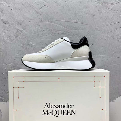 Alexander McQueen Sprint Runner "White-Beige-Black"