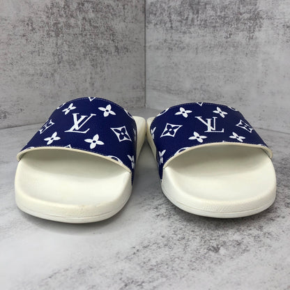 Louis Vuitton Slides "White-Blue"