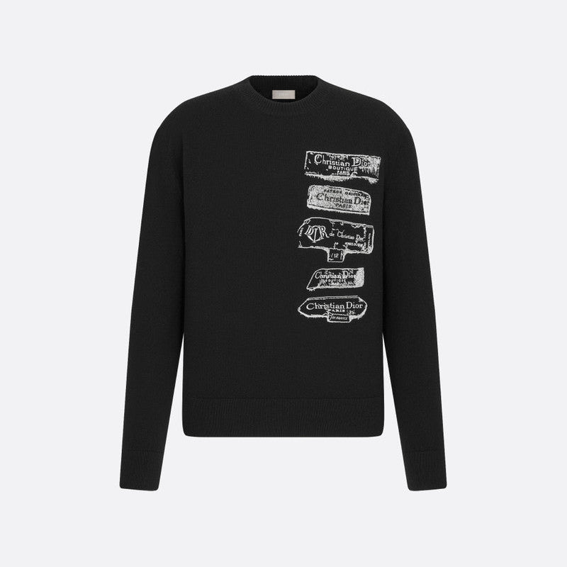 Dior Archives Labels Sweater "Black"
