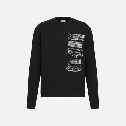 Dior Archives Labels Sweater "Black"