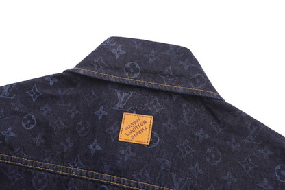 Louis Vuitton Monogram Denim Short-Sleeved Shirt
