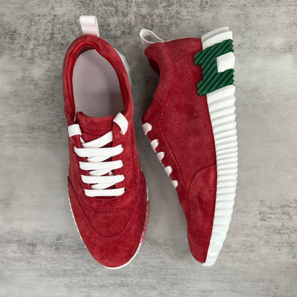 Hermes Bouncing Sneakers "Red Suede"