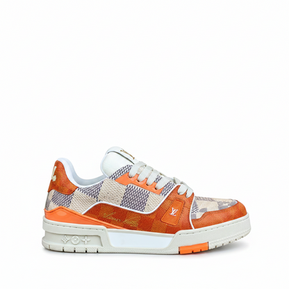 Louis Vuitton LV Trainers "White-Orange"