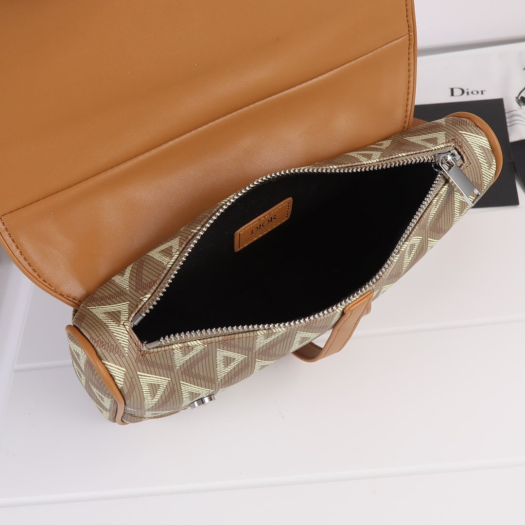 Dior CD Diamond Saddle Bag with Strap