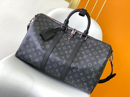 Louis Vuitton Keepall Bandoulière 55 Duffel Bag