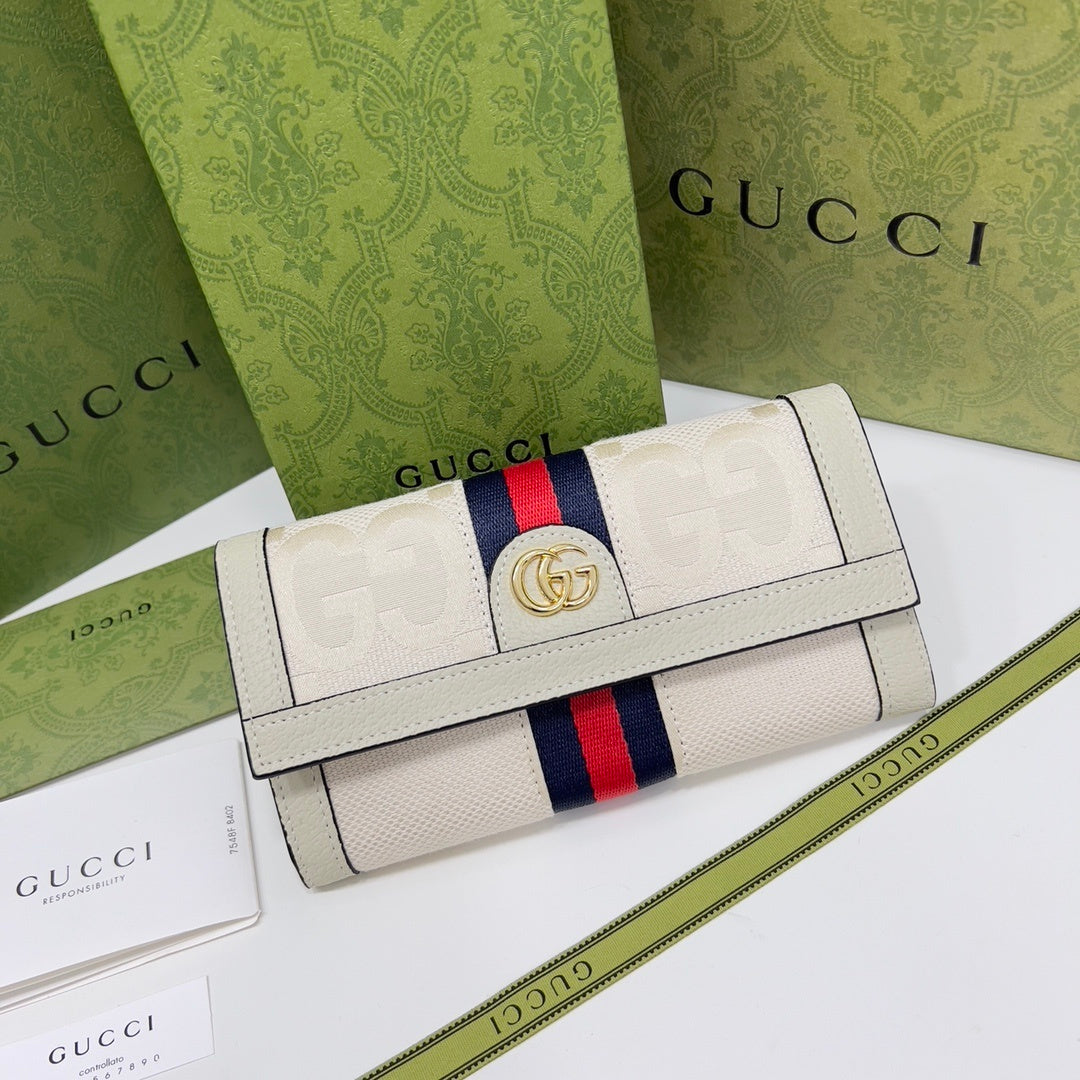 Gucci Ophidia GG Continental Wallet