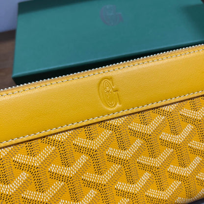 Goyard Matignon GM Wallet "Yellow"
