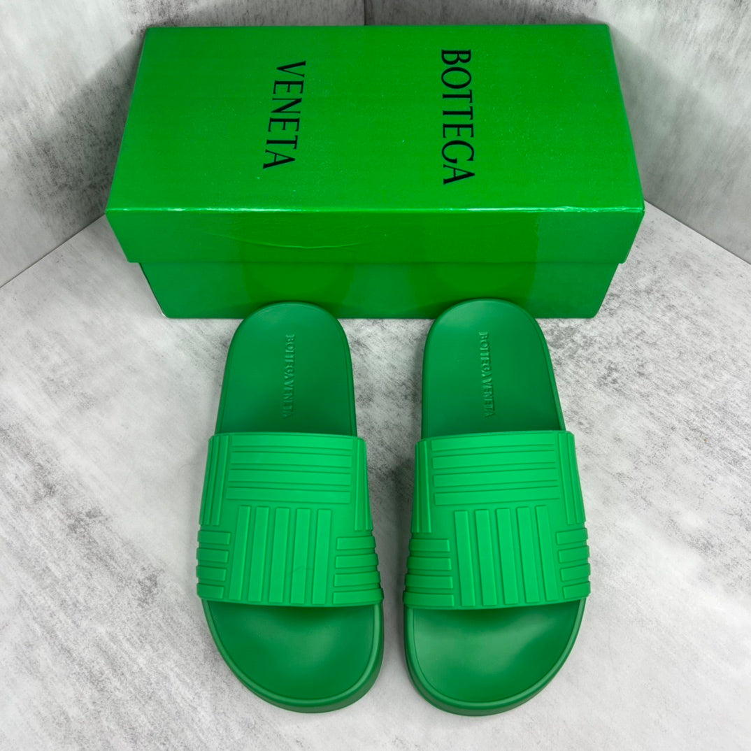 Bottega Veneta Slides "Green"
