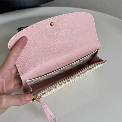 Louis Vuitton Emilie Wallet "Damier Azur"