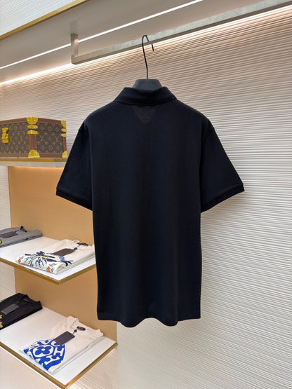 Ami Paris Polo T-Shirt "Black"