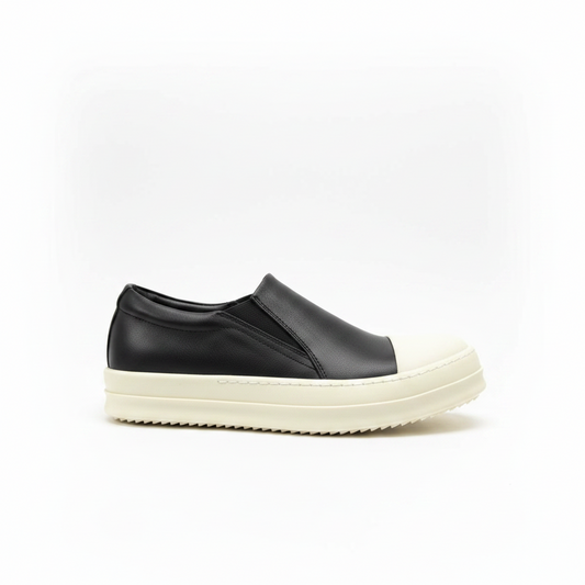 Rick Owens Vintage Slip-On "Black-Beige"