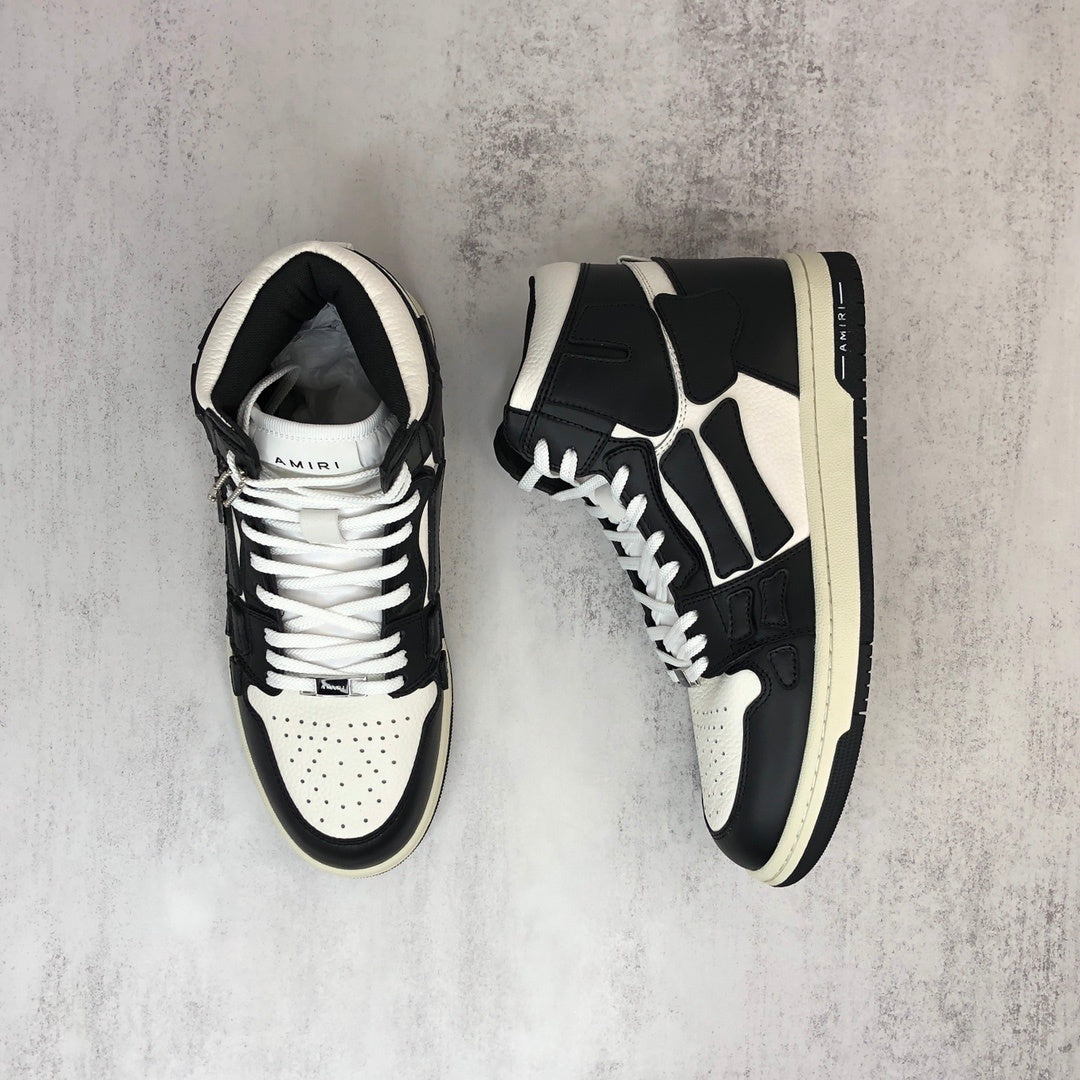 Amiri Skel Top High "Black-White"