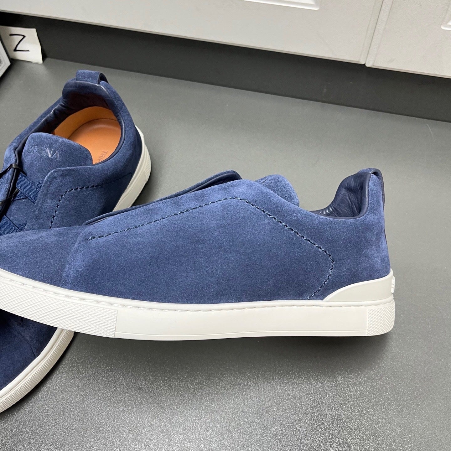 Zegna Triple Stitch "Blue"