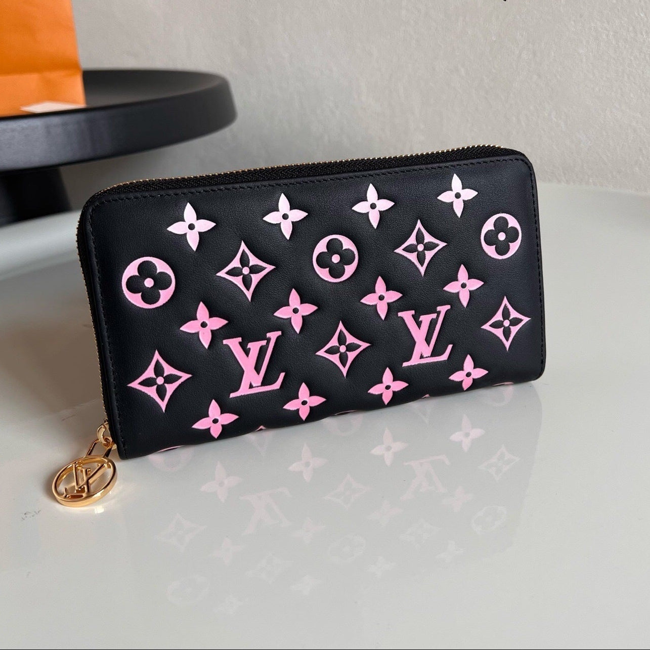 Louis Vuitton Zippy Wallet "Monogram Embossed Leather"