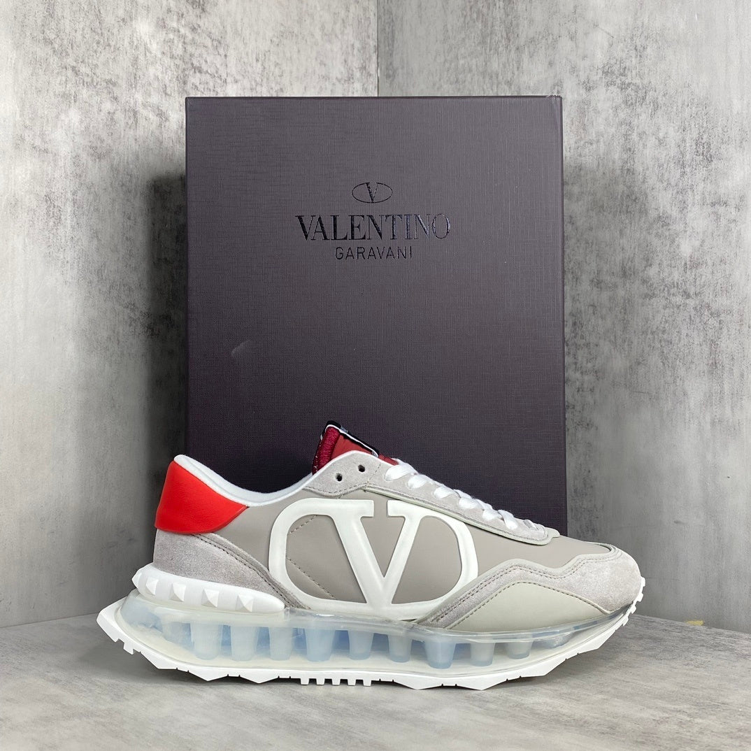 Valentino Garavani Netrunner "Grey-White-Red"