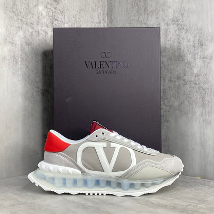 Valentino Garavani Netrunner "Grey-White-Red"