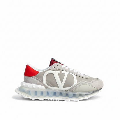 Valentino Garavani Netrunner "Grey-White-Red"