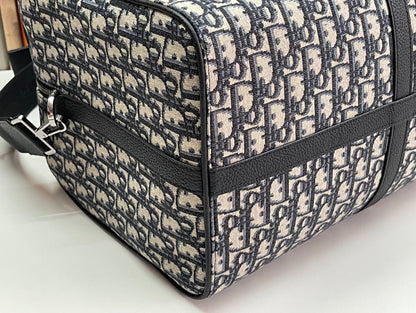 Dior Lingot 50 Oblique Jacquard Duffel Bag