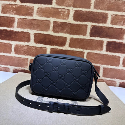 Gucci Rubber Effect Monogram GG Crossbody Bag