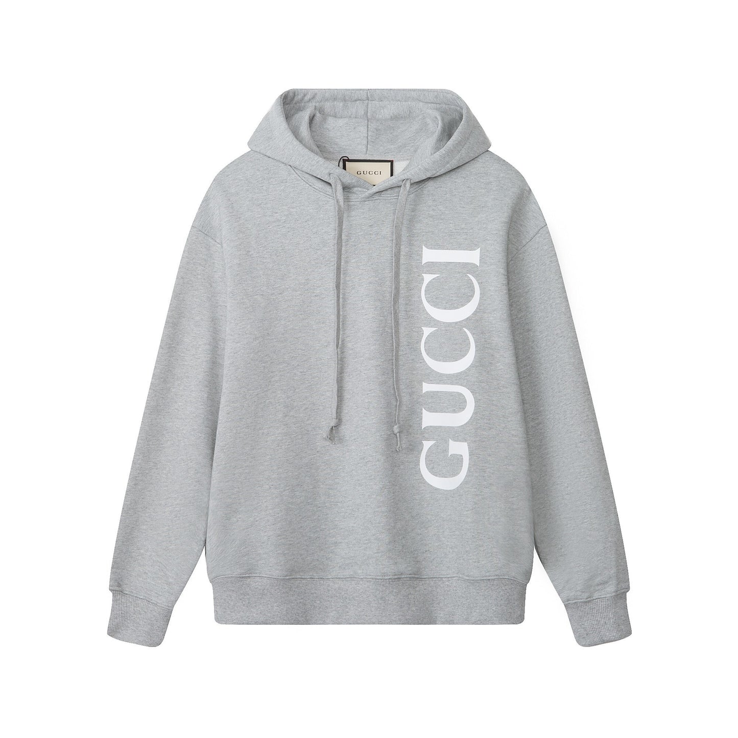 Gucci Logo Popover Hoodie "Grey"