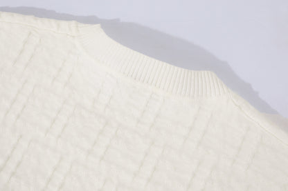 Fendi FF Cotton Pullover "White"