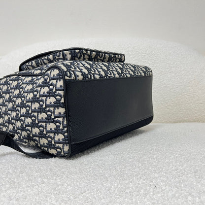 Dior Oblique Jacquard Saddle Backpack