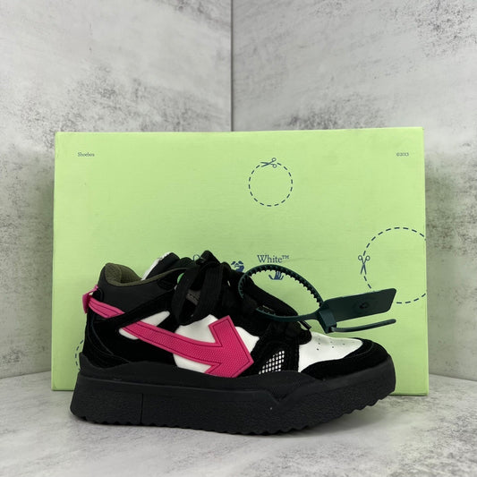 Off-White Sponge Mid "Black-Fuschia"