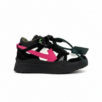 Off-White Sponge Mid "Black-Fuschia"