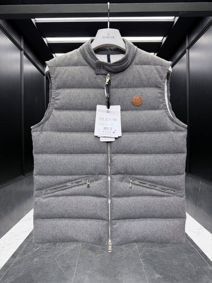 Moncler Gallienne Cashmere Down Vest "Grey"