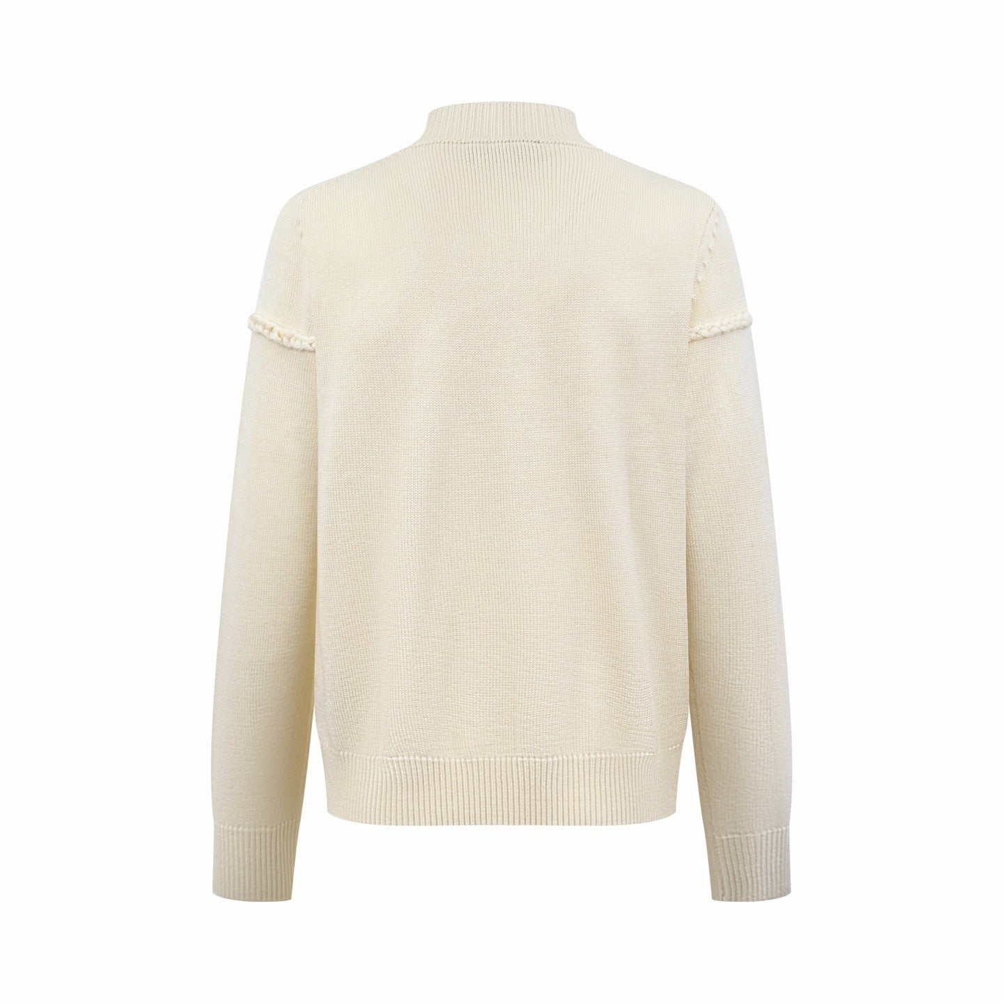 Dior Ribbon Sweater "White Wool Jersey"