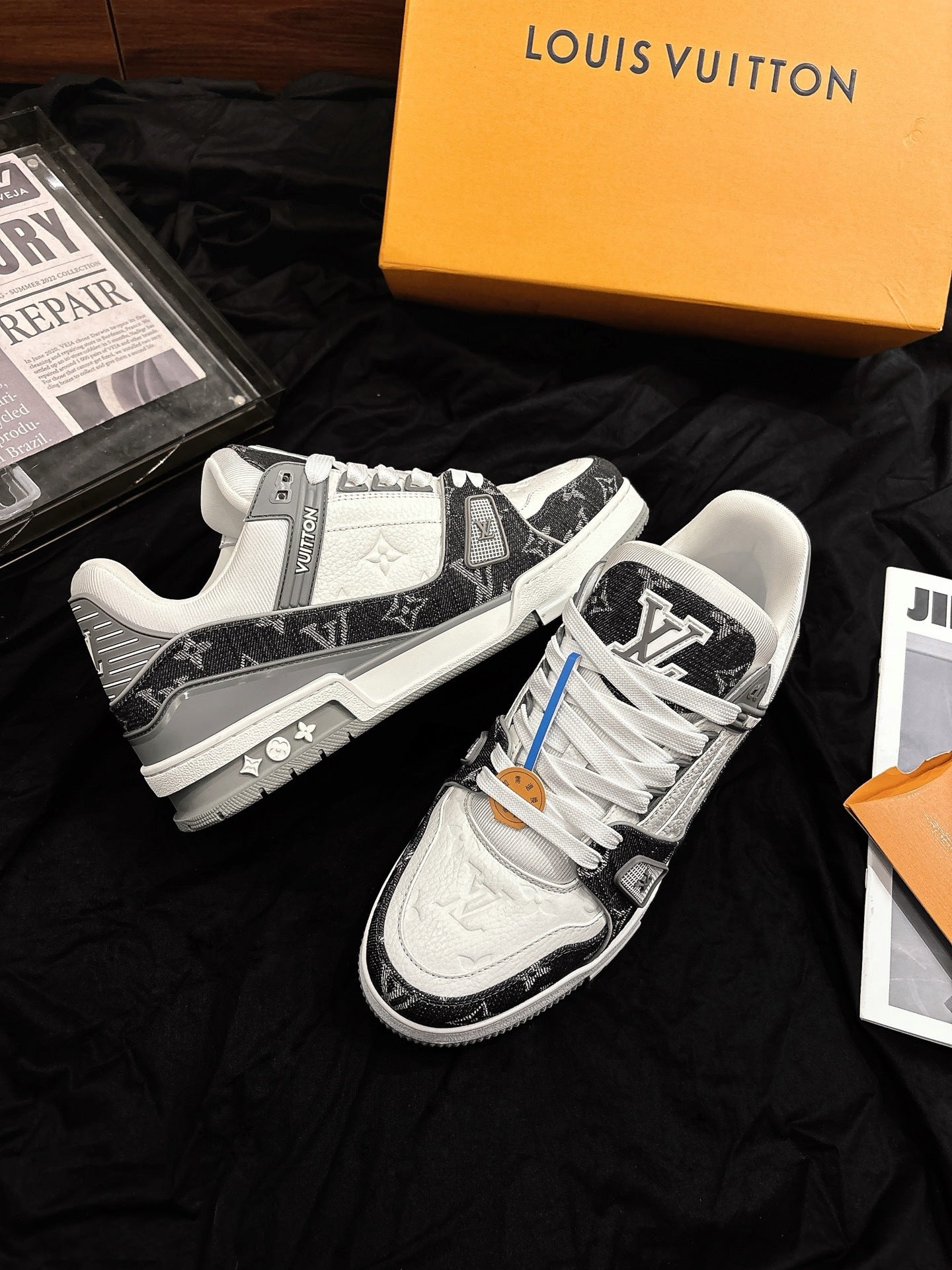Louis Vuitton LV Trainers "Grey Denim"