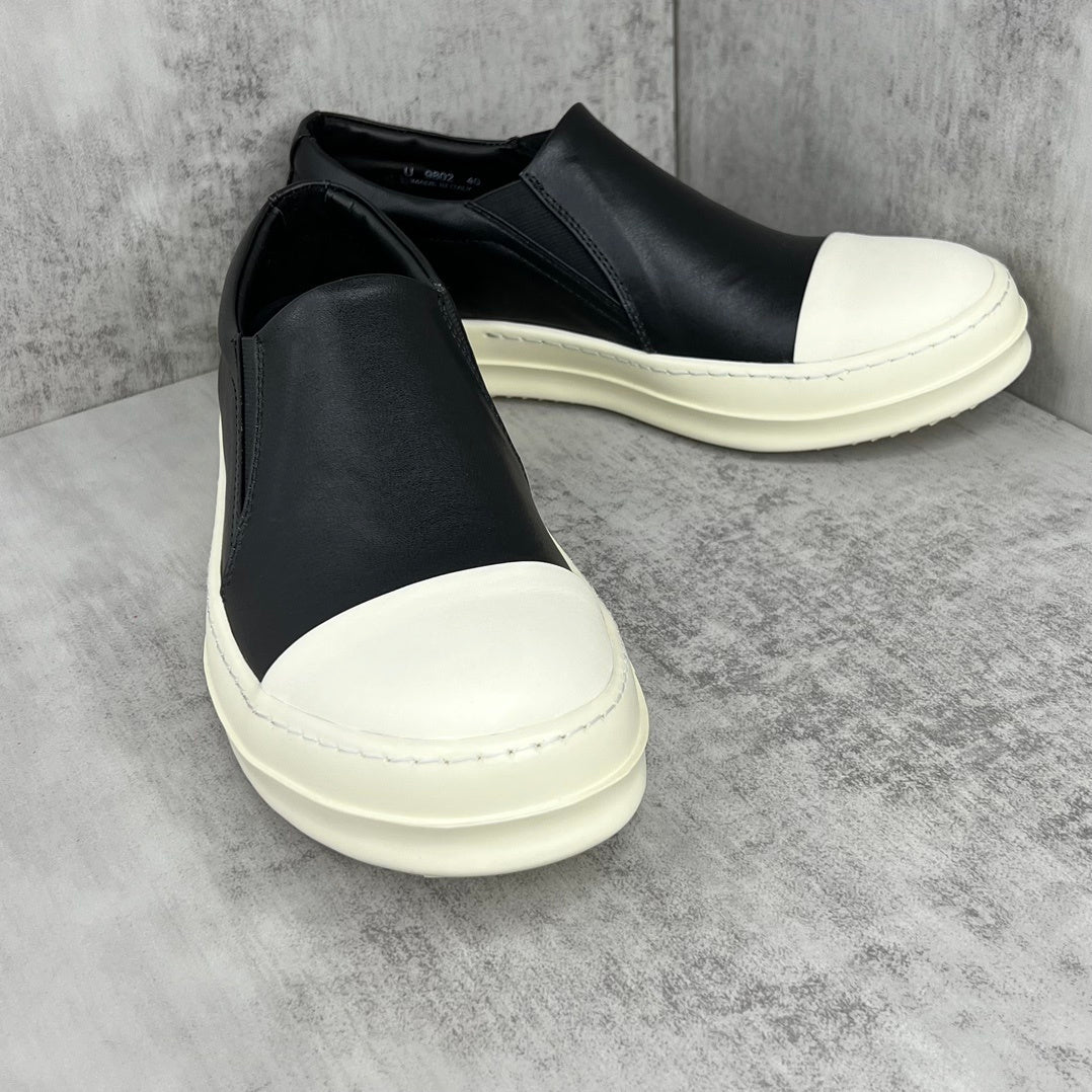 Rick Owens Vintage Slip-On "Black-Beige"