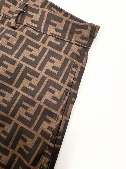 Fendi FF Monogram Shorts "Beige"