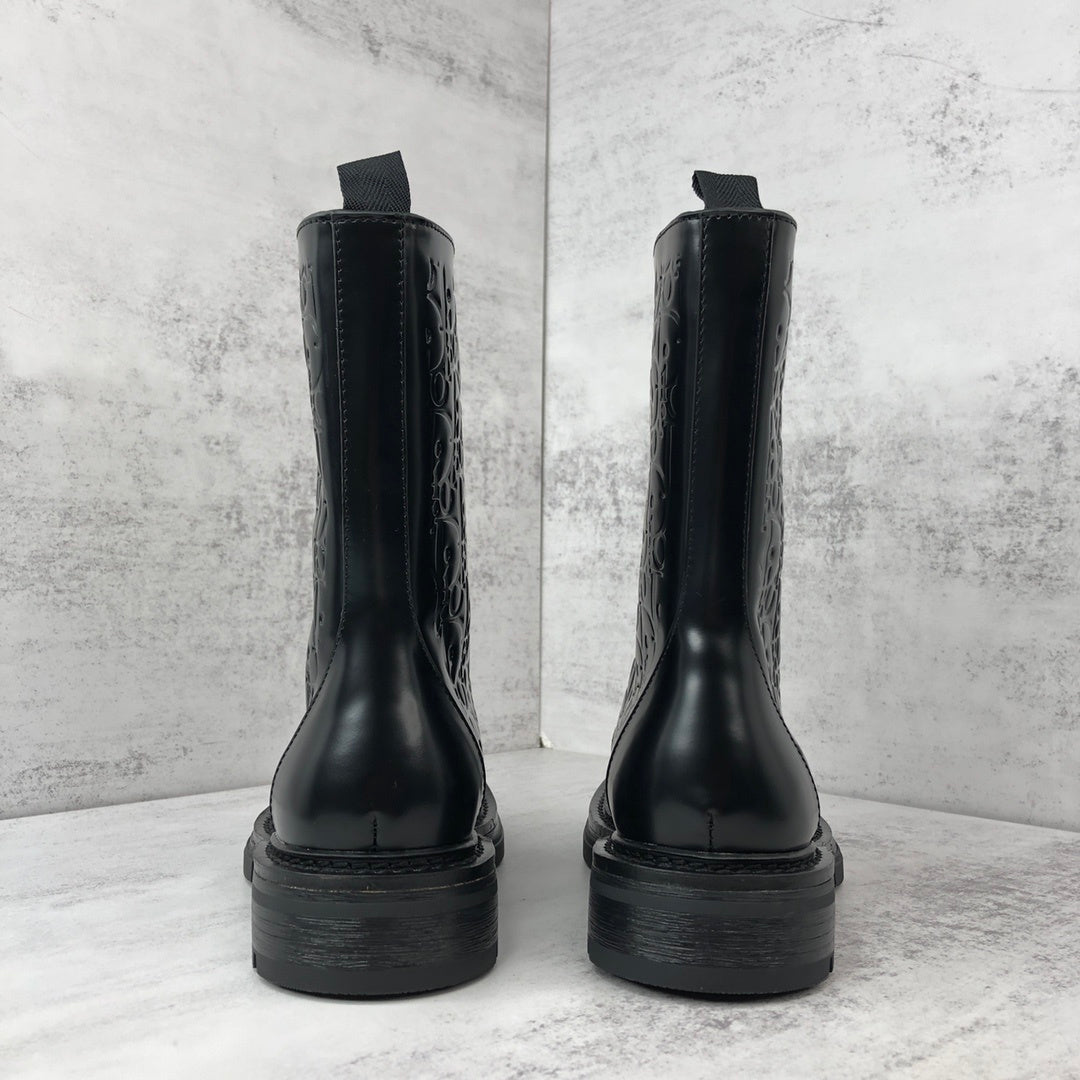 Dior Explorer 2 Boots Dior Oblique Embossed "Black"