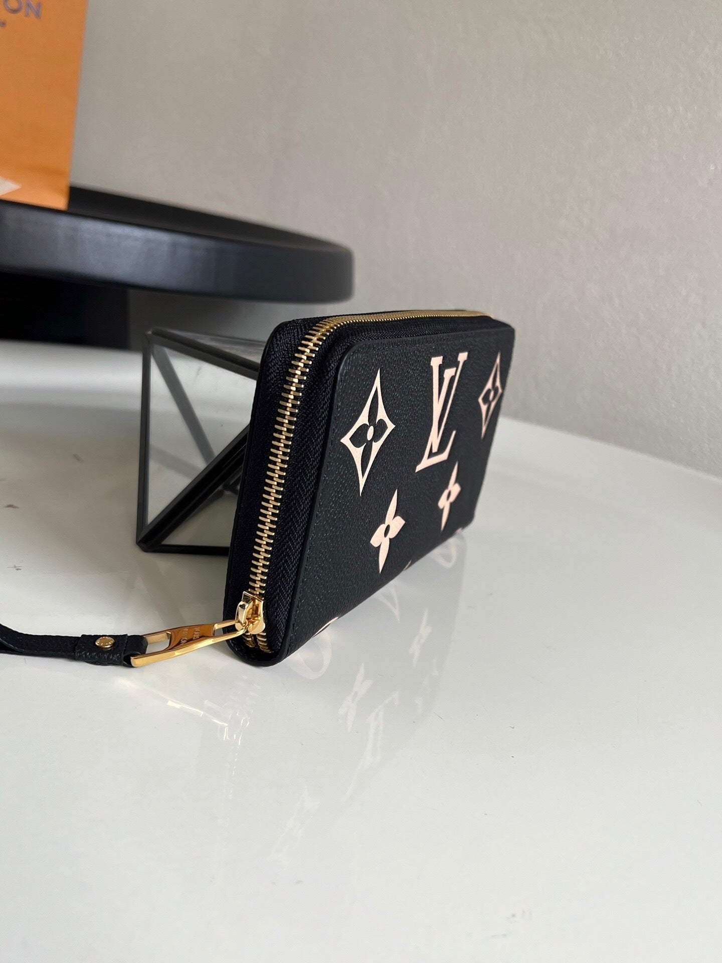 Louis Vuitton Zippy Wallet "Bicolor Monogram Empreinte Leather"