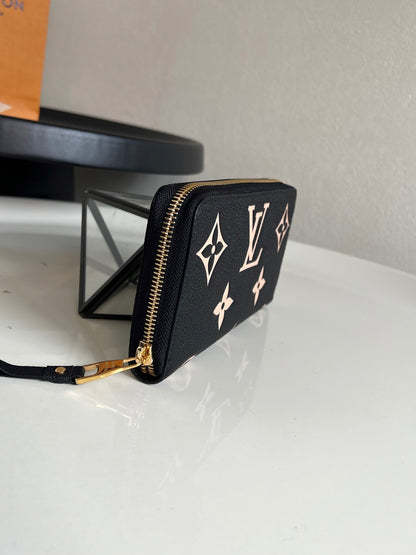 Louis Vuitton Zippy Wallet "Bicolor Monogram Empreinte Leather"