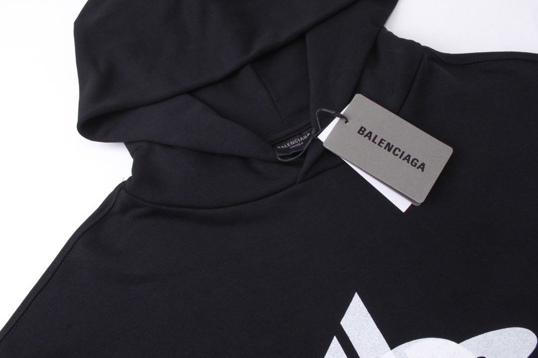 Balenciaga Hoodie "Black-White"
