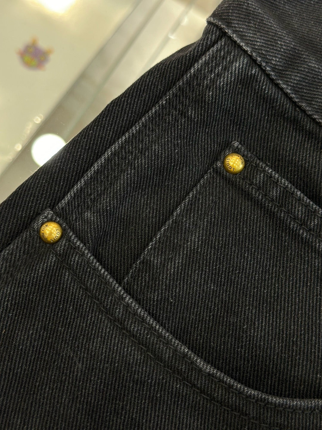 Louis Vuitton Denim Carpenter Shorts