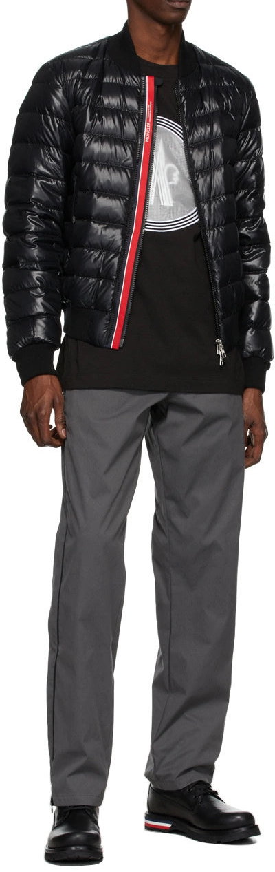 Moncler Sark Down Bomber Jacket "Black"