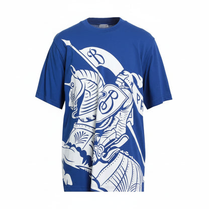 Burberry EKD Cotton T-Shirt "Blue"