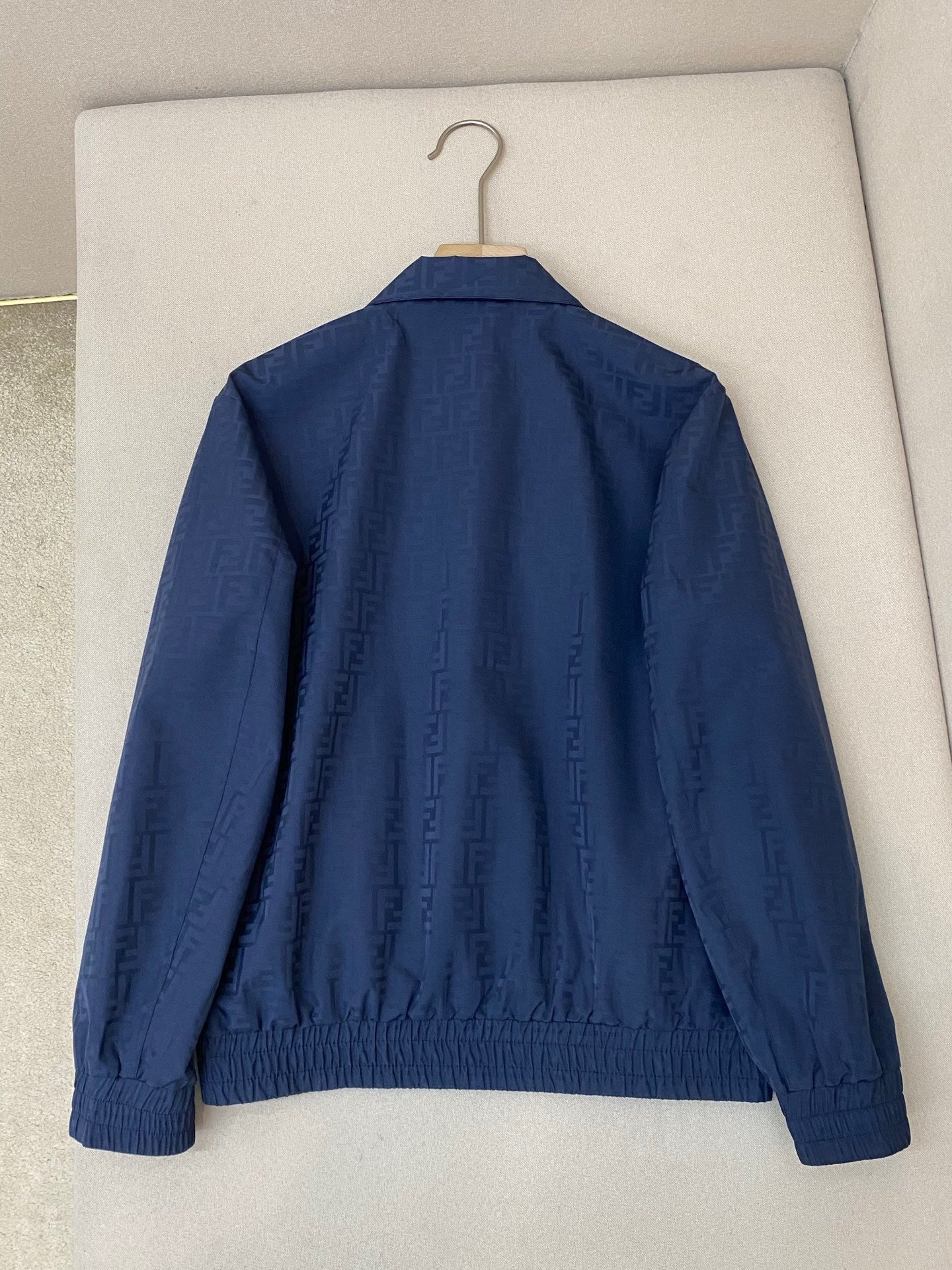 Fendi FF Monogram Bomber Jacket "Blue"